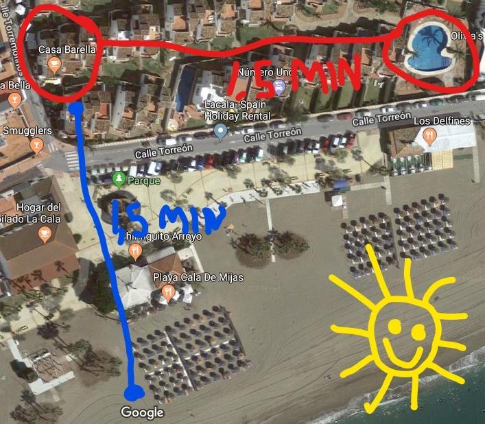 1½ Min. Walk From The Beach Mijas Exterior foto